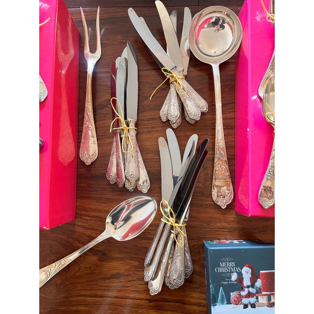 800 Silver Cutlery Set, Total Pieces: 89 Cleaning Only Boxed Beautiful Unique Elegant Refined Unmissable