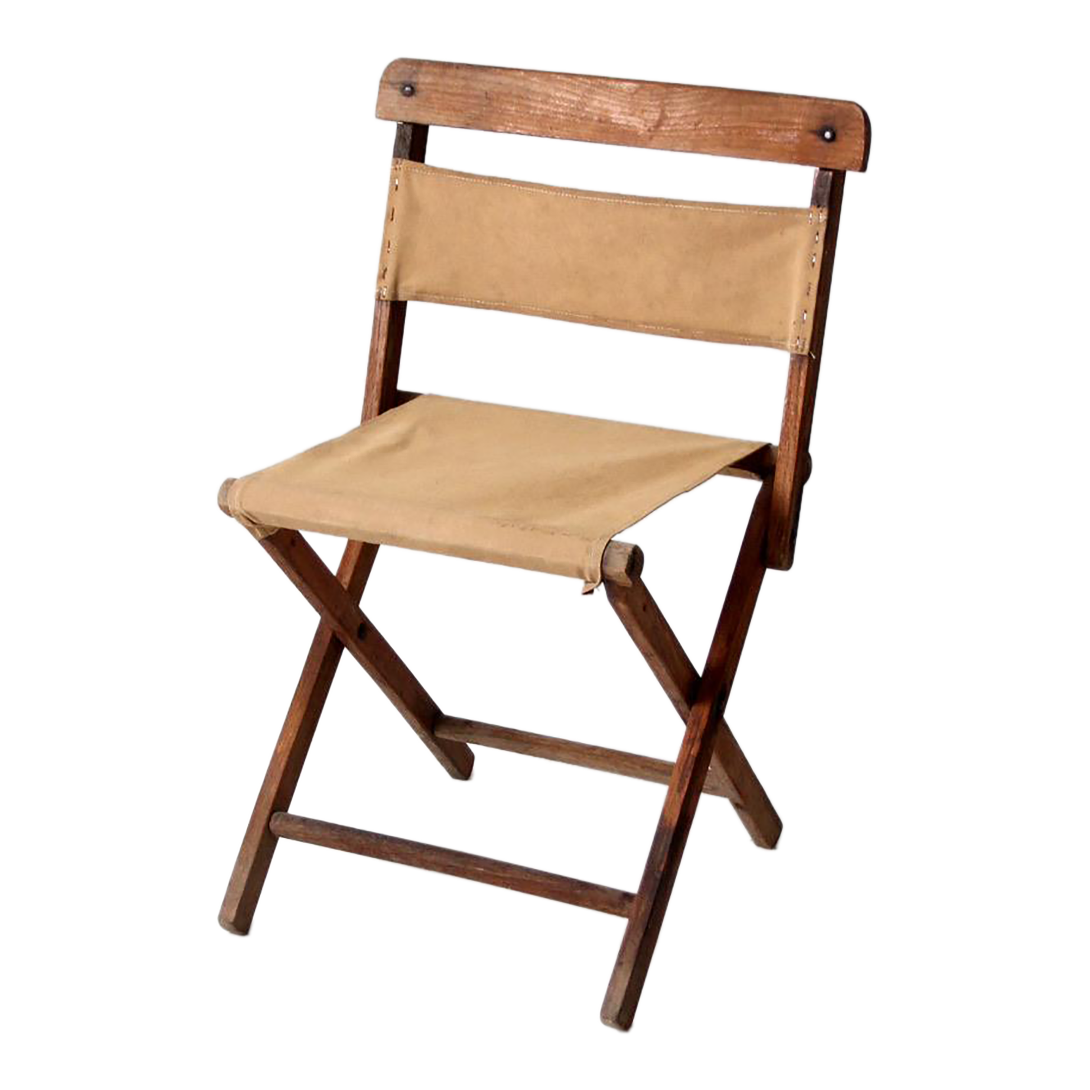 椅子 vintage folding chair Vintage Metal Folding Chair Child Size Seating Curved Back