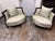 Contemporary Mitchell Gold Miranda Corner Chairs, Pair For Sale - Image 3 of 12