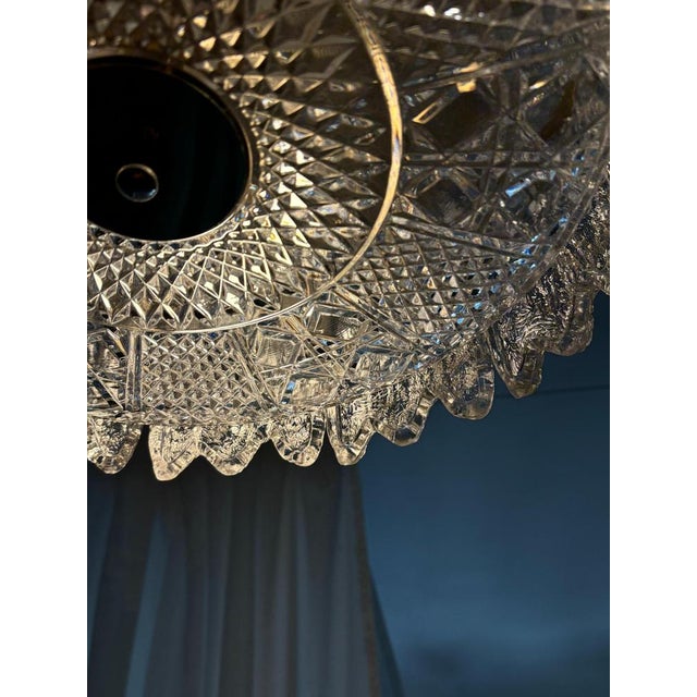Pendant Lamp with Crystal Glass Elements by Carl Fagerlund for Orrefors, Sweden, 1960s For Sale - Image 9 of 18
