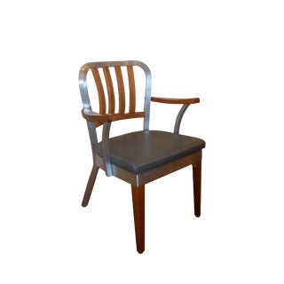 Shaw-Walker 1950s Aluminum Office Chair For Sale