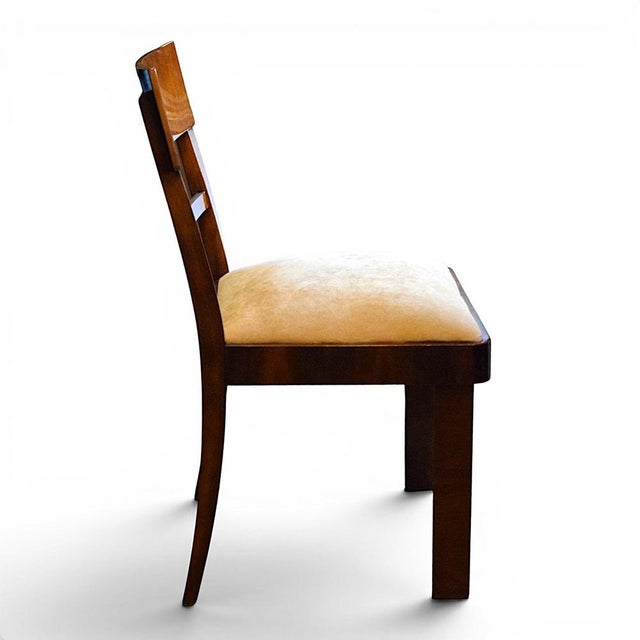 20th Century Art Deco Chairs, 1930s, Set of 4 For Sale - Image 6 of 9