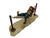 Figurative Signed Ron Lee Hobo Clown Resting in Hammock Sculpture on Natural Onyx Base, 1988 For Sale - Image 3 of 18