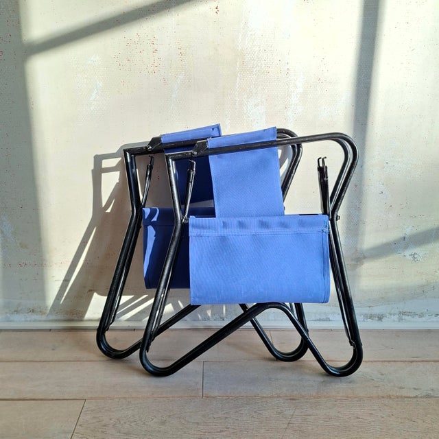 French Folding Chairs, 1950s, Set of 2 For Sale - Image 12 of 13