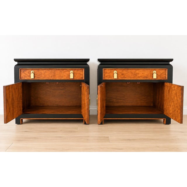 Raymond Sobota by Century Mid Century Modern Chin Hua Nightstands, 2 Pieces For Sale In Portland, OR - Image 6 of 7