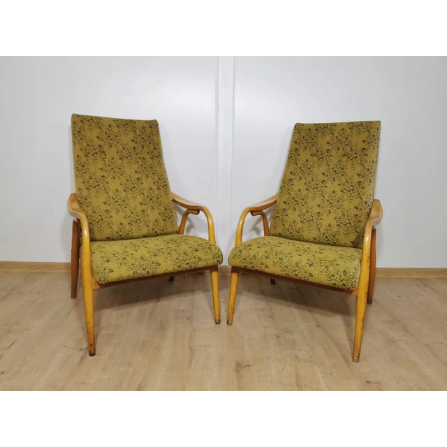 Set of Lounge Chairs by Antonin Suman for Ton For Sale - Image 11 of 18