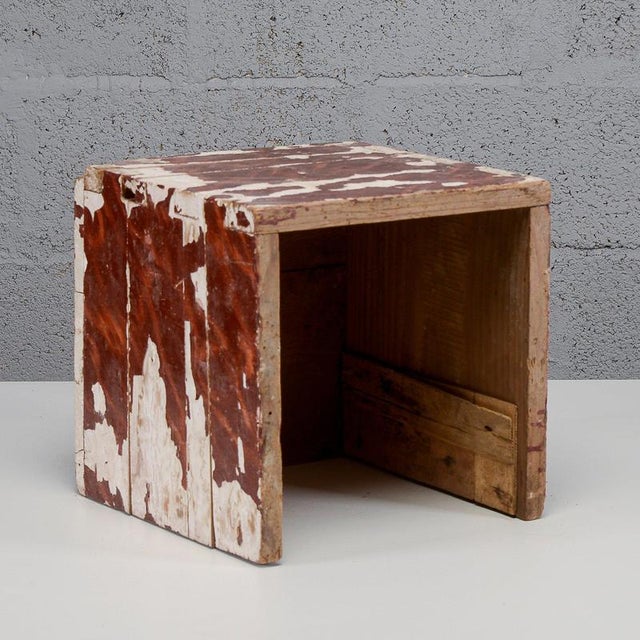 Vintage Base in Lacquered Wood For Sale - Image 6 of 8