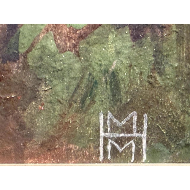 Helene Meyer, Landscape Composition, Oil Painting on Canvas For Sale - Image 12 of 13
