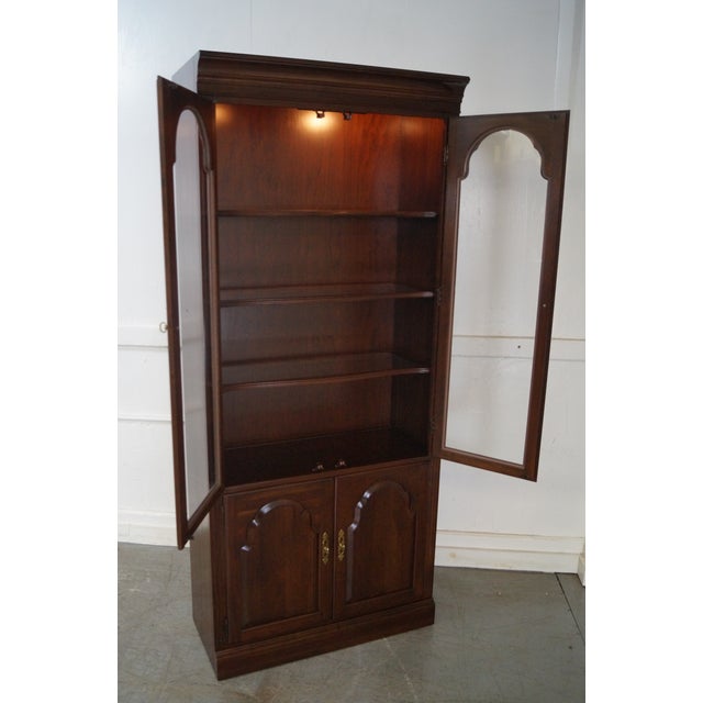 Ethan Allen Court Cherry Curio Chairish