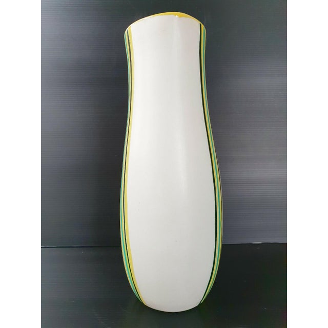 Chartreuse Vintage Ceramic Orangeade Service, 1950s, Set of 8 For Sale - Image 8 of 9