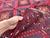 Navy Blue Hand-Knotted Crimson Red and Navy Blue Allover Geometric Wool Area Rug, 6'9" X 4'10" For Sale - Image 8 of 11