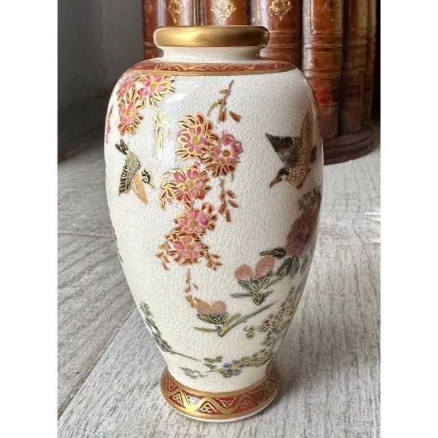 Meiji Period Diminutive Satsuma Baluster Vase. For Sale - Image 11 of 12