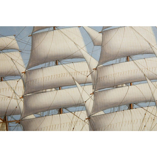 China Trade Painting of Ship “County of Caithness” by Lai Fong Ca. 1897 For Sale - Image 18 of 18