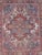 Textile Antique Persian Heriz Carpet Handmade Wool Oriental Rug, Light, Pink, Light Blue For Sale - Image 7 of 18