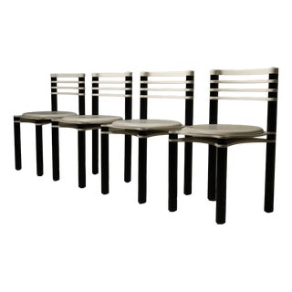 Dining Chairs Model 6800 by Kurt Thut for Dietiker, 1980s, Set of 4 For Sale