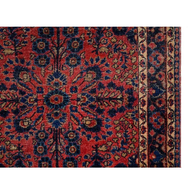 Tribal Early 20th Century Sarouk Rug For Sale - Image 3 of 12