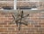 Mid 20th Century Mid 20th Century Mid Century Modern French Star Glass and Metal Light Fixture with Single Socket For Sale - Image 5 of 12