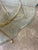 Brass La Barge Brass Coffee Table With Scallop Glass Top - Made in Italy For Sale - Image 8 of 8