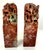 Large MidCentury Chinese Carved Oxblood Pair of Soapstone 8-Horse Seal Bookends For Sale In Reno/Lake Tahoe - Image 6 of 12