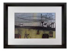 Bernard Buffet Original Double Lithograph Ltd. Edition 1967 W/Frame
