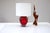 Mid-Century Modern Bright Red Crystal Glass Lamp by Börne Augustsson for Åseda, Sweden For Sale - Image 3 of 14