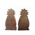 Victor Mid 20th Century Brass Pineapple Bookends - A Pair For Sale - Image 4 of 6