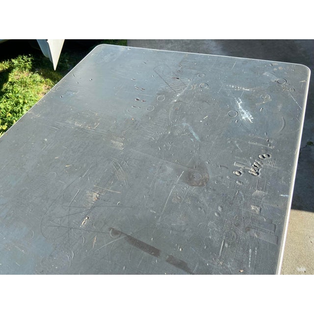 Vintage Mid-Century Modern General Fireproofing Tanker Desk For Sale - Image 11 of 12