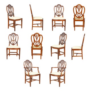 Contemporary Sweet Heart Chair Grande, Set of Ten For Sale