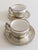 19th Century Victorian Alpaca Silver Coffee Cups and Plates, England, Set of 4 For Sale - Image 4 of 14
