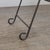 Panoplie Iron Loop Stool, Brown Mohair For Sale - Image 11 of 12