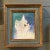 1970’s Original Tanya Jacobi White Kitten Painting Original Frame Signed For Sale In Philadelphia - Image 6 of 6