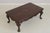 Mahogany Large Carved Cocktail Coffee Table For Sale - Image 4 of 16
