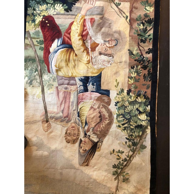 1980s 1980s Vintage La Fuente Goya Casa Madrid Hanging Tapestry For Sale - Image 5 of 5