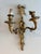 Metal 1900s Pair of Gilded Iron French Sconces For Sale - Image 7 of 9