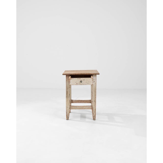 1900s Central European Wooden Stool For Sale - Image 17 of 18