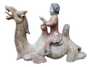 Chinese Tang Dynasty Artist, Sculpture of a Camel, 1800s, Terracotta