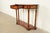 Maitland Smith Style French Empire Burl Wood and Gold Gilt Demilune Console Table For Sale In South Bend - Image 6 of 16