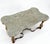 Mid-Century Modern Gothic Regency Italian Forged Metal Base Figural Marble Top Coffee Table For Sale - Image 3 of 12