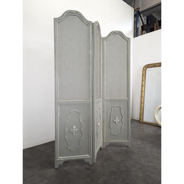 Louis XVI Style Cane-Backed Screen, in Very Good conditions.