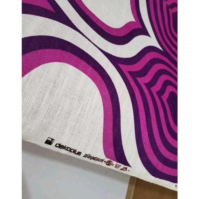 1970s Mid-Century Modern German Dekoplus Fabric Bale for Curtains, 1970s For Sale - Image 5 of 6