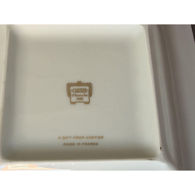 Cartier Ashtray, Limited and rare edition, perfect for gifting, Qatar 2000, Panther, Porcelain. A gift from Cartier, made...
