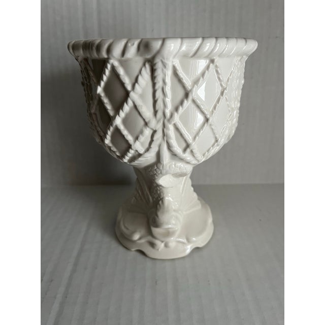Nautical Ceramic Cachepot For Sale - Image 4 of 7