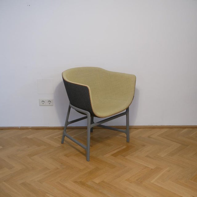 Gray Armchair by Cecile Manz for Fritz Hansen, 2010s For Sale - Image 8 of 8