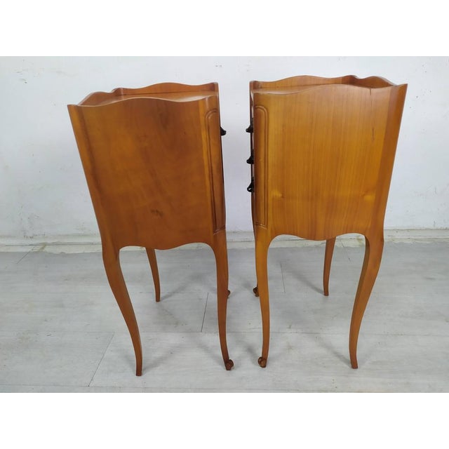 Louis XV Nightstands, 1970s, Set of 2 For Sale - Image 14 of 18