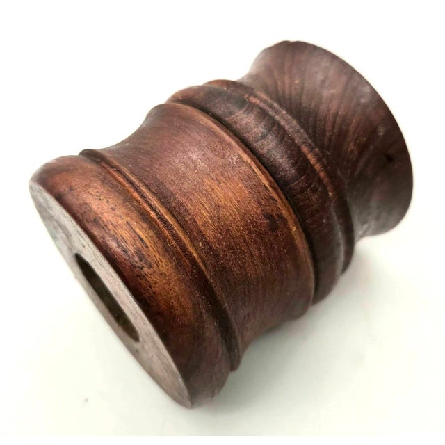 1960s 1960s Richard Nissen Teak Wood Pepper Mill With Integrated Salt Shaker For Sale - Image 5 of 11