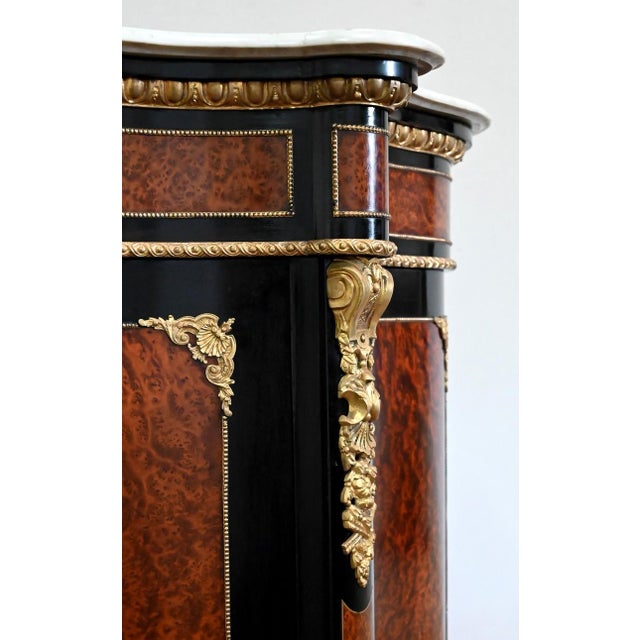 Napoleon III Cedar Burr Wood Buffet, Mid-19th Century For Sale - Image 9 of 18