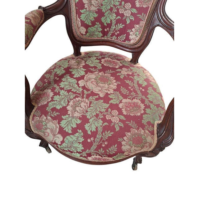 Vintage Armchairs in Cherry Wood, 1960s, Set of 2 For Sale - Image 11 of 13