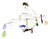 Glass and Chrome Pated Metal Melissa Pendant Light by Toni Cordero for Artemide, 1990s For Sale