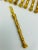 Vintage Gold Tone Bamboo-Style Cocktail Forks From Buffums’ Dept. Store - Set of 12 For Sale In Los Angeles - Image 6 of 11