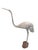 Vintage Cast Iron Crane Garden Statue For Sale - Image 4 of 12